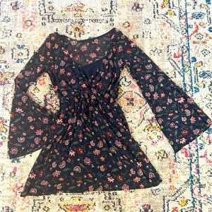 Abercrombie Navy Floral Dress